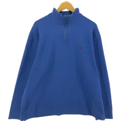 古着 ラルフローレン Ralph Lauren POLO by Ralph Lauren ハーフジップスウェットシャツ トレーナー メンズXXL相当/eaa531454