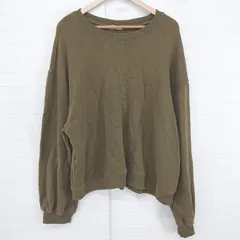 ◇ epnok エプノック シンプル ラフ こなれ感 ゆったり 長袖 トレーナー カットソー サイズF カーキ メンズ E  【中古】 【1305250031552】のサムネイル