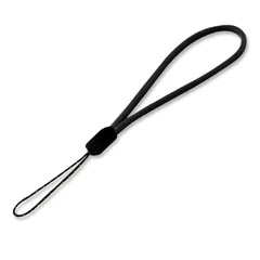[shizukawill] シズカウィル ショート ストラップ シンプル 丸紐 スマホ 携帯ストラップ オシャレ 落下防止 コンパクト カラフル Black(黒色) 0