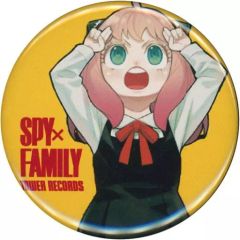 [Used] Badge/Pin: Anya Forger (Looking Up) "SPY×FAMILY×TOWER RECORDS Trading Can Badge"