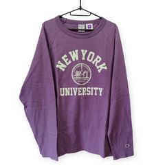 1547 チャンピオン T1011 ニューヨーク大学 紫 L - メルカリ