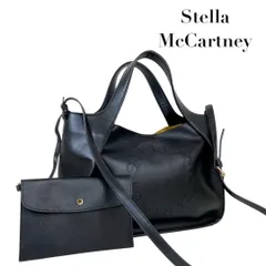 【価格交渉/質問大歓迎♪】希少　ステラマッカートニー　トートバッグ　ポーチ　レザー　ブラック　4491