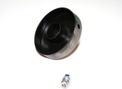 HMS バッフル 76.3Φ用 外径 73Φ バイク マフラー用 汎用 インナーサイレンサー ステンレス 黒 ブラック リペアパーツ カスタム 音量調整 消音器 出口用 エンドキャップ バイク オートバイ パーツ カスタム