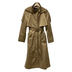 RUIRUE BOUTIQUE(ルイルエブティック) コート サイズM レディース - ライトブラウン 長袖/ジップアップ/ベルト付き/フード取り外し可/春/秋