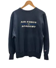 チャンピオン Champion 90s 90's 90年代 刺繍タグ REVERSE WEAVE リバースウィーブ AIR FORCE ACADEMY 空軍士官学校 ミリタリー スウェット ネイビー Lサイズ 101MT-2938