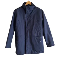 Z1534 LACOSTE ラコステ ナイロンコート ブルゾン ジャケット ネイビー メンズ 50/4サイズ