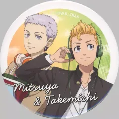 【中古】バッジ・ピンズ 花垣武道＆三ツ谷隆 缶バッジ 「東京リベンジャーズ あたりつきハピネス缶バッジBOX ENJOY MUSIC」