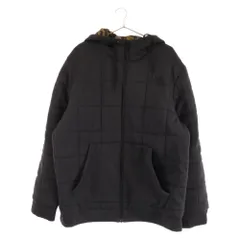 THE NORTH FACE (ザノースフェイス) KINGSTON JACKET キングストン 中綿リバーシブル 総柄 フーディー ジャケット ブラック/ブラウン NF0A39MZのサムネイル