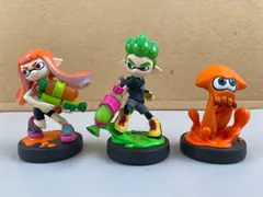 スプラトゥーン3 amiibo オレンジ　ガール　グリーン　イカ スプラトゥーン3 amiibo オレンジ ガール グリーン イカ - メルカリ