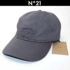N°21  ヌメロ ヴェントゥーノ ロゴキャップ ベースボールキャップ グレー 新品 未使用 タグ付き 2023-2024AW