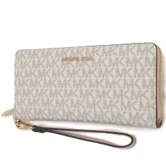 【新品 未使用】MICHAEL KORS マイケルコース アウトレット シグネチャー ジェットセットトラベル コンチネンタル 長財布 35F8GTVT3BPWD