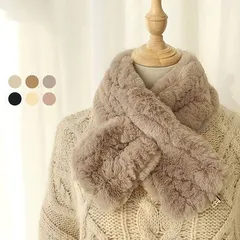 お洒落 フェイクファー ファーマフラー レディース ファーストール ファー 【送料無料】マフラー 【送料無料】マフラー 総ボア 総ファー もこもこ ふわふわ 暖かい 大人可愛い キュート あったか ボ#apaap17598