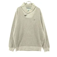 CROCODILE クロコダイル ワンポイント 長袖 ニット L ベージュ メンズ 古着