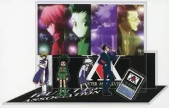 【中古】アクリルスタンド・アクリルパネル ゴン＆キルア＆クラピカ＆レオリア(協会マーク) ジオラマアクリルスタンド 「HUNTER×HUNTER×しまむら」