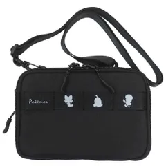 【メール便】ポケットモンスター ガジェットポーチ 2wayフラットマルチケース クロ ポケモン集合 ポケモン マルヨシ 小物入れ キャラクター グッズ 
