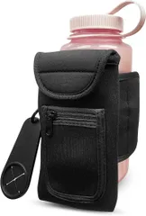 Team One Day TeamOneDay ボディーメイクコーチ監修 GymMag ジムバッグ 小さめ 軽量 ドリンクホルダー 強力マグネット ボトル スマホ タオル メンズ レディース ミニ ギフトに最適(ブラック)