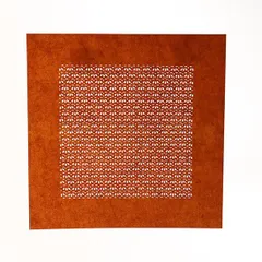 伊勢型紙 和紙 朝顔と棚 江戸〜明治 1枚