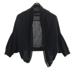 U by ungaro ユー バイ アンガロ 長袖 ニット ボレロ M ブラック レディース 古着
