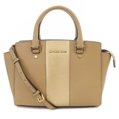 マイケルコース MICHAEL KORS セルマ ハンドバッグ ショルダーバッグ 2way ロゴ 茶色のサムネイル