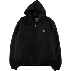 古着 00年代 カーハート Carhartt アクティブジャケット ナイロンダック 中綿パーカー パファージャケット USA製 メンズXL相当/eaa585953