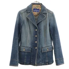 BURBERRY BLUE LABEL バーバリーブルーレーベル デニムジャケット 38 ブルー系 ジージャン 三陽商会 レディース 古着