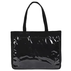 [HARGIO] 痛バッグ 痛バ シンプル トート トートバッグ 痛バック 見せバッグ 透明 おたく オタクバッグ 黒 白 ブラック ホワイト (ブラック) [ブラック]