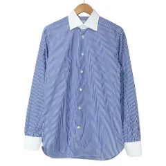 【新品未使用】beamsf別注 borriello ドレスシャツ Brilla per il gusto（ブリッラ ペル イル グスト）【別注