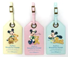 【中古】雑貨 ミッキー＆ダッフィー ラゲッジタグセット(3個セット) 「ダッフィーのワンダフル・ヴォヤッジ2022」 東京ディズニーシー限定