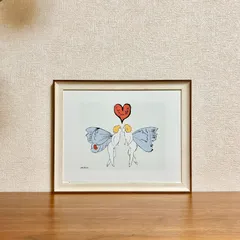 新品☆額縁付アートポスター(BRUCE MCGAW GRAPHICS)☆アンディ・ウォーホル（Andy Warhol）☆ポップアート☆天使☆I Love You So, c. 1958 (angel)☆107