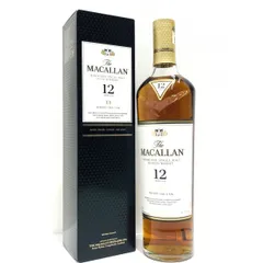 ▼The MACALLAN マッカラン 12年 シェリーオークカスク 700ml 40% シングルモルト スコッチ ウイスキー 古酒 箱付▼L000834
