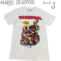 マーベル　MARVEL DEADPOOL Tシャツ　サイズS ホワイト