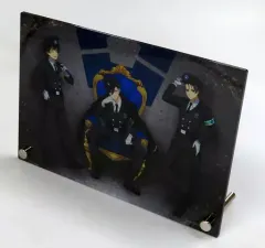 【中古】アクリルスタンド・アクリルパネル 糸師凛＆潔世一＆蜂楽廻 アクリルアートパネル エゴイストアワード 「ブルーロック展」