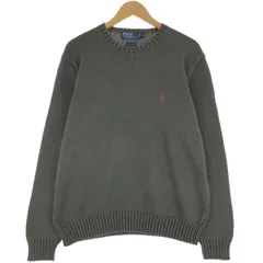 古着 ラルフローレン Ralph Lauren コットンニットセーター メンズL相当/eaa479297