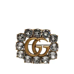 グッチ GGマーモント ラインストーン ゴールド メッキ レディース GUCCI【1-0139099】のサムネイル