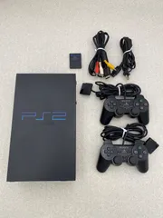 PlayStation 2 (SCPH-50000)　本体　コントローラー２点 動作品