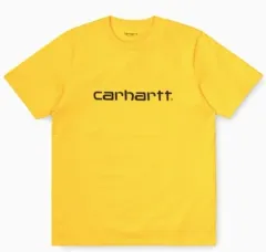 XL Carhartt(カーハート) wip スクリプト Tシャツ 黄色