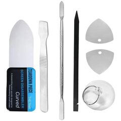 Haojiaho 曲面分解ツール 携帯電話曲面スクリーンを分解修復ツール 0.1mm 超薄 スパッジャー 携帯電話修理ツール スマホ 分解 工具 キット 携帯電話 ノートパソコン タブレットPC 修理工具 (7点セット)