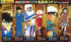 【中古】雑貨 集合 メインキャラ大集合クリアしおり(6枚セット) 「劇場版 名探偵コナン 業火の向日葵」 週刊少年サンデー2015年20号付録