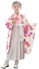 【人気商品】[アリサナ] 入学式 袴 セット 小学校 小学生 女の子 和服 入学 卒園 (着物+半襟付き襦袢+袴+帯枕付き帯+腰紐の5点)