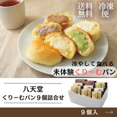★八天堂　くりーむパン９個詰合せ　【ギフト】【スイーツ】
