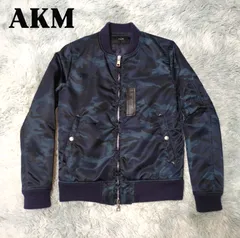 AKM レザージャケット L 牛革 カウスキン ライダース 迷彩 Schott N.Y.C SCHOTT 革ジャン ライダースジャケット 迷彩 カモ