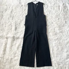 23SS IENA maisonコンパクトツイルサロペット 36 黒 レディース 23SS IENA maisonコンパクトツイルサロペット 36 黒 レディース