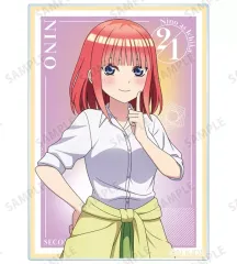 【中古】キャラカード 中野二乃(B) 「五等分の花嫁∽ 描き下ろし 衣装交換ver. 第2弾 トレーディングアクリルカード」