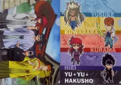 【中古】クリアファイル 幽助＆桑原＆蔵馬＆飛影 クリアファイル2枚セット 「幽☆遊☆白書×AnimePlaza コラボレーションカフェ 第2弾」