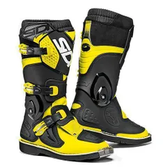 【美品】SIDI STレーシングブーツ ブラック/イエロー サイズ27.5cm SIDI SIDI（シディ） ST エスティー レーシングブーツ : 二輪用品店
