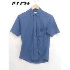◇ ◎ BEAUTY & YOUTH UNITED ARROWS BD ボタンダウン 半袖 シャツ サイズXS ブルー メンズ  【1109210002695】
