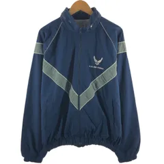 古着 米軍実品 U.S.AIR FORCE 00年代 SKILCRAFT PTU トレーニングジャケット ナイロンジャケット USA製 LARGE/REGULAR/eaa532993