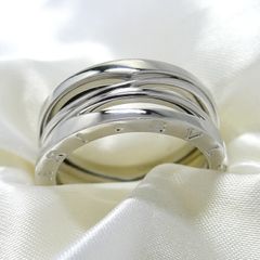 BVLGARI リング ビーゼロワン レジェンド 750WG K18WG ホワイトゴールド 表記サイズ62 約11.9g