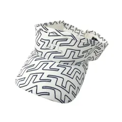 J.LINDEBERG ジェイリンドバーグ  サンバイザー ロゴ柄 ホワイト系 ONE SIZE [240101466423] ゴルフウェア ストスト