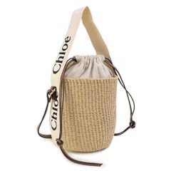 【Chloe / クロエ】レディース バッグ (CHC22SS381G55 101 WHITE)  WOODY SMALL BASKET ウッディ スモール バスケット 25SS  [新品]
